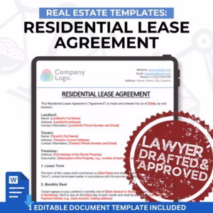 Residential Lease Agreement Template
