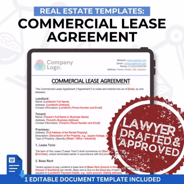 Commercial Lease Agreement Template