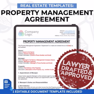 Property Management Agreement Template